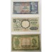 MALAYSIA 1953, 1957, 1967 . ONE 1 and FIVE 5 DOLLARS . RARE BANKNOTES